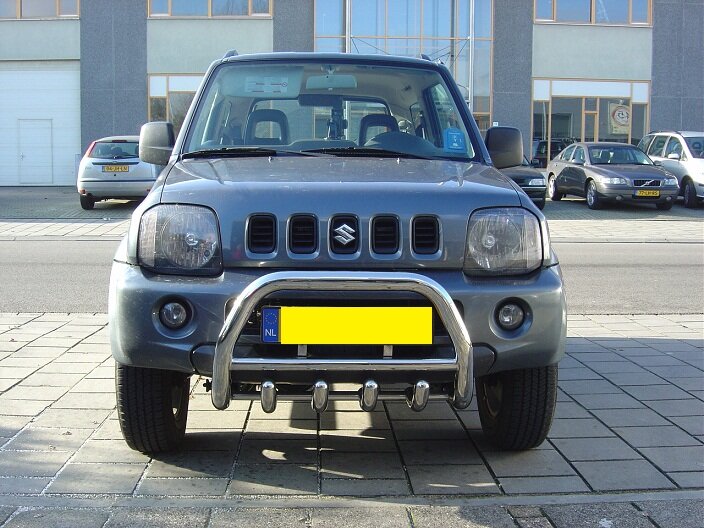 Suzuki Jimny tot 2006 Pushbar met carterbeschermer 60 mm 