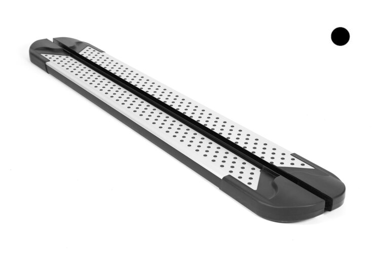 Lynk &amp; Co 01 2021 tot heden - aluminium treeplanken grijs - ronde nop