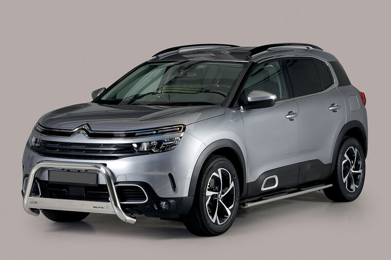 Citro&euml;n C5 Aircross 2019 tot heden &ndash; pushbar &Oslash; 63 mm met CE/EU certificaat - RVS 304 hoogglans gepolijst