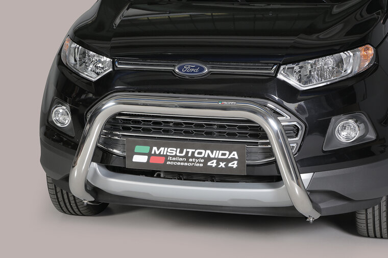 Ford Ecosport 2014 tot 2018 - super pushbar &Oslash; 76 mm met CE/EU certificaat - RVS 304 hoogglans gepolijst