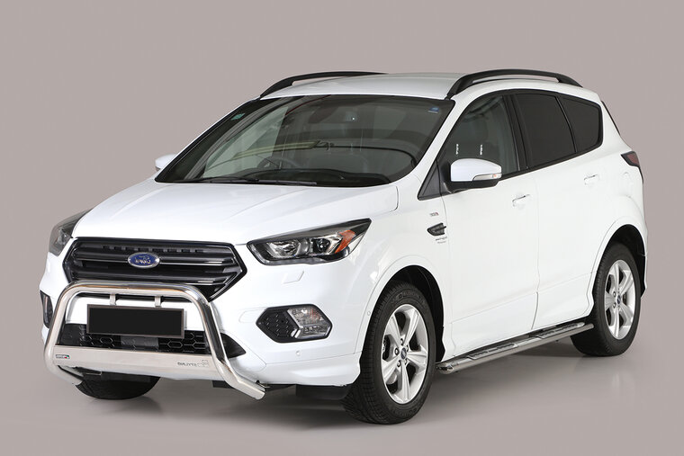 Ford Kuga 2016 tot 2019 - pushbar &Oslash; 63 mm met CE/EU certificaat - RVS 304 hoogglans gepolijst