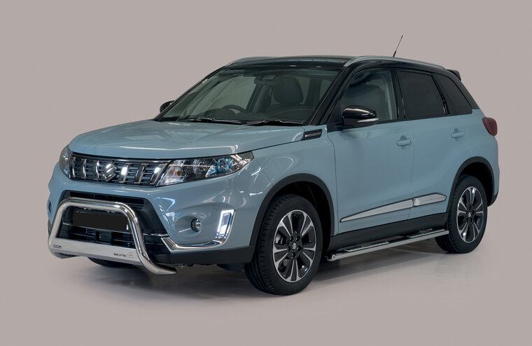 Suzuki Vitara 2019 tot heden - pushbar &Oslash; 63 mm met CE/EU certificaat - RVS 304 hoogglans gepolijst