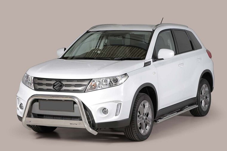 Suzuki Vitara 2015 tot 2019 - pushbar &Oslash; 63 mm met CE/EU certificaat - RVS 304 hoogglans gepolijst