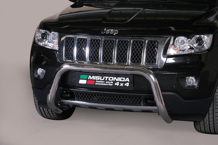 Jeep Grand Cherokee 2011 tot 2015 - super pushbar &Oslash; 76 mm met CE/EU certificaat - RVS 304 hoogglans gepolijst