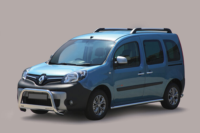 Renault Kangoo 2013 tot 2021 - pushbar &Oslash; 63 mm met CE/EU certificaat - RVS 304 hoogglans gepolijst