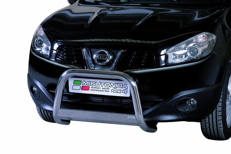 Nissan Qashqai 2010 tot 2014 - pushbar &Oslash; 63 mm met CE/EU certificaat - RVS 304 hoogglans gepolijst