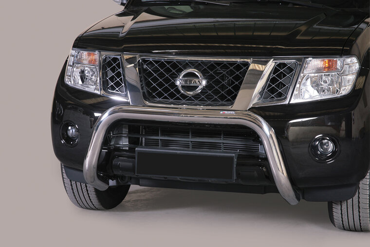 Nissan Pathfinder 2011 tot 2015 - super pushbar &Oslash; 76 mm met CE/EU certificaat - RVS 304 hoogglans gepolijst