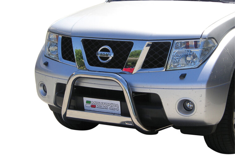 Nissan Pathfinder 2005 tot 2011 - pushbar &Oslash; 63 mm met CE/EU certificaat - RVS 304 hoogglans gepolijst