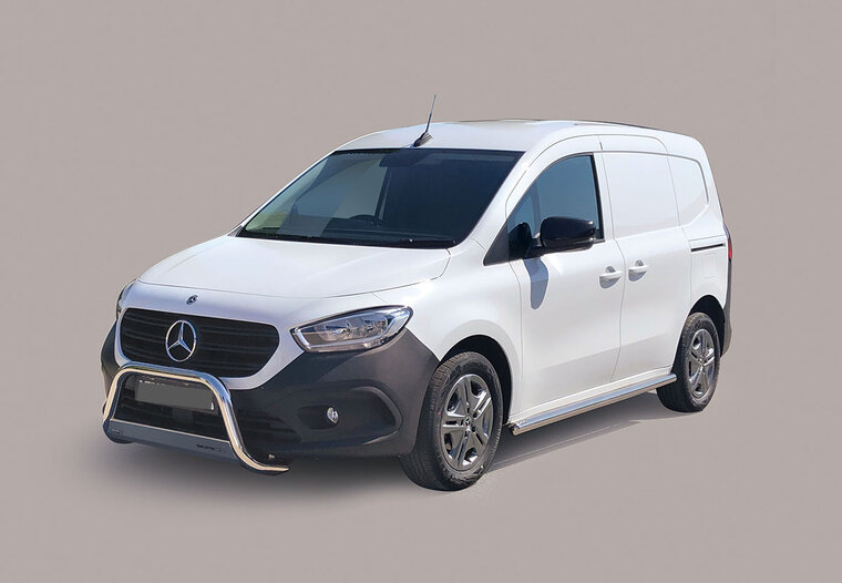 Mercedes Citan 2021 tot heden - pushbar &Oslash; 63 mm met CE/EU certificaat - RVS 304 hoogglans gepolijst