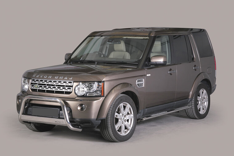 Land Rover Discovery 2013 tot 2016 - pushbar &Oslash; 63 mm met CE/EU certificaat - RVS 304 hoogglans gepolijst