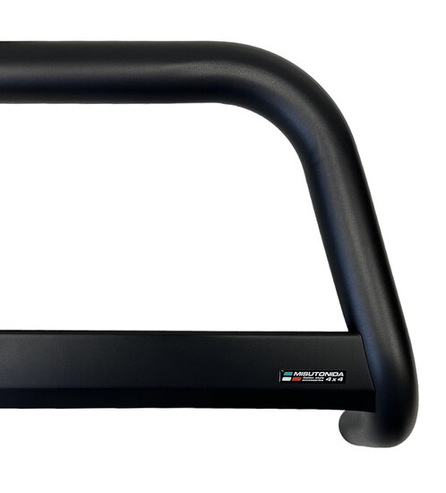 Fiat Scudo 2007 tot 2017 - pushbar &Oslash; 63 mm met CE/EU certificaat - RVS 304 zwarte poedercoating