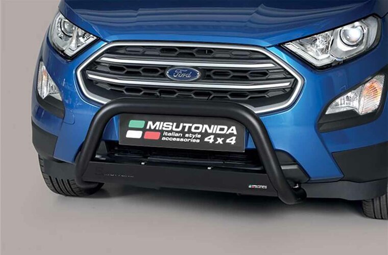 Ford Ecosport ST-Line 2018 tot heden - pushbar &Oslash; 63 mm met CE/EU certificaat - RVS 304 zwarte poedercoating