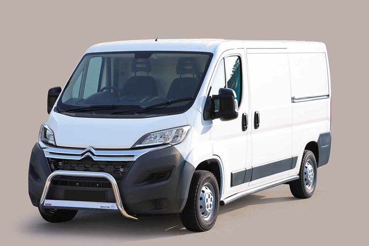 Citro&euml;n &euml;-Jumper 2021 tot heden &ndash; pushbar &Oslash; 63 mm met CE/EU certificaat - RVS 304 hoogglans gepolijst