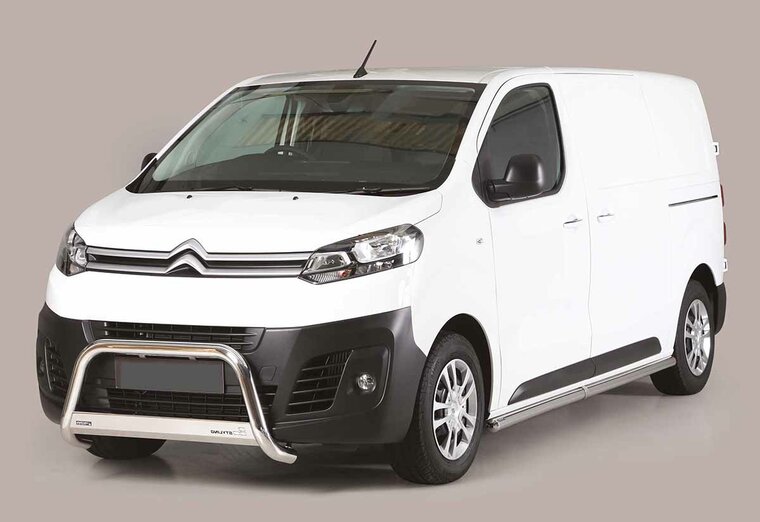 Citro&euml;n Jumpy 2016 tot heden &ndash; pushbar &Oslash; 63 mm met CE/EU certificaat - RVS 304 hoogglans gepolijst