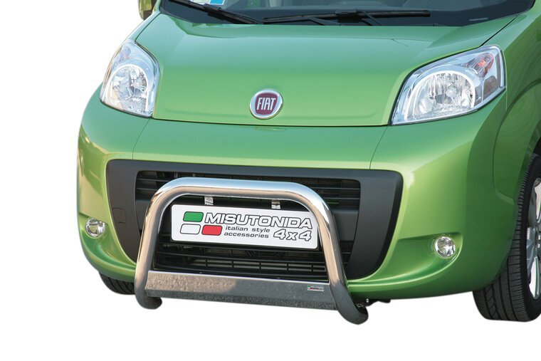 Fiat Fiorino 2008 tot heden - pushbar &Oslash; 63 mm met CE/EU certificaat - RVS 304 hoogglans gepolijst