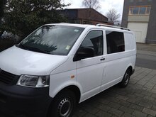 Volkswagen T5 / T5 GP (L1) dakrails aluminium grijs 