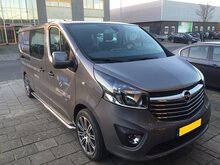 Fiat Talento L2 sidebars 60 mm met RVS trede