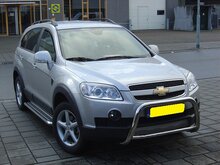 Chevrolet Captiva sidebars 60 mm met RVS trede