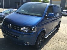 Volkswagen T6 L2 Sidebars buis 60 mm met RVS trede