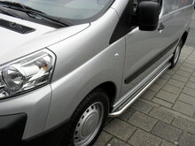 Fiat Scudo L1 Sidebars buis 60 mm met RVS trede