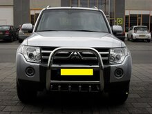 Mitsubishi Pajero V80 Pushbar met carterbeschermer 70 mm