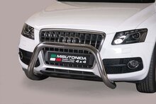 Audi Q5 2008 tot 2017 - super pushbar &Oslash; 76 mm met CE/EU certificaat - RVS 304 hoogglans gepolijst