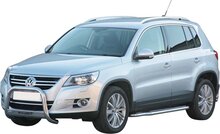 Volkswagen Tiguan 2008 tot 2011 - pushbar &Oslash; 63 mm met CE/EU certificaat - RVS 304 hoogglans gepolijst