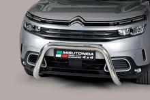 Citro&euml;n C5 Aircross 2019 tot heden &ndash; super pushbar &Oslash; 76 mm met CE/EU certificaat - RVS 304 hoogglans gepolijst