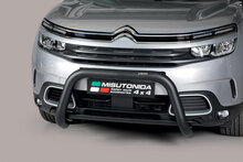 Citro&euml;n C5 Aircross 2019 tot heden &ndash; super pushbar &Oslash; 76 mm met CE/EU certificaat - RVS 304 zwarte poedercoating