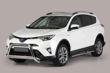 Toyota RAV4 2016 tot 2019 &ndash; pushbar &Oslash; 63 mm met CE/EU certificaat - RVS 304 hoogglans gepolijst