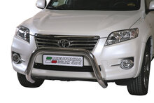 Toyota RAV4 2010 tot 2012 &ndash; super pushbar &Oslash; 76 mm met CE/EU certificaat - RVS 304 hoogglans gepolijst