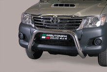 Toyota Hilux 2011 tot 2016 &ndash; super pushbar &Oslash; 76 mm met CE/EU certificaat - RVS 304 hoogglans gepolijst