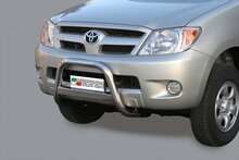 Toyota Hilux 2006 tot 2011 &ndash; pushbar &Oslash; 63 mm met CE/EU certificaat - RVS 304 hoogglans gepolijst