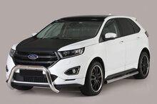 Ford Edge 2016 tot heden - super pushbar &Oslash; 76 mm met CE/EU certificaat - RVS 304 hoogglans gepolijst