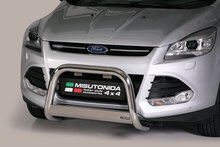 Ford Kuga 2013 tot 2016 - pushbar &Oslash; 63 mm met CE/EU certificaat - RVS 304 hoogglans gepolijst