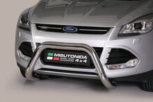 Ford Kuga 2013 tot 2016 - super pushbar &Oslash; 76 mm met CE/EU certificaat - RVS 304 hoogglans gepolijst