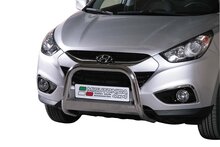 Hyundai IX35 2010 tot 2015 - pushbar &Oslash; 63 mm met CE/EU certificaat - RVS 304 hoogglans gepolijst