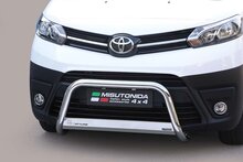 Toyota Proace 2016 tot heden - pushbar &Oslash; 63 mm met CE/EU certificaat - RVS 304 hoogglans gepolijst