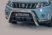 Suzuki Vitara 2019 tot heden - super pushbar &Oslash; 76 mm met CE/EU certificaat - RVS 304 hoogglans gepolijst