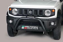 Suzuki Jimny 2018 tot heden - super pushbar &Oslash; 76 mm met CE/EU certificaat - RVS 304 zwarte poedercoating