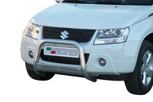 Suzuki Grand Vitara 2009 tot 2013 - pushbar &Oslash; 63 mm met modelnaam met CE/EU certificaat - RVS 304 hoogglans gepolijst