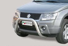 Suzuki Grand Vitara 2005 tot 2009 - super pushbar &Oslash; 76 mm met CE/EU certificaat - RVS 304 hoogglans gepolijst