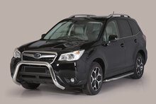 Subaru Forester 2013 tot 2019 - super pushbar &Oslash; 76 mm met CE/EU certificaat - RVS 304 hoogglans gepolijst