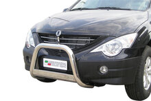 Ssangyong Actyon 2006 tot 2009 - pushbar &Oslash; 63 mm met CE/EU certificaat - RVS 304 hoogglans gepolijst