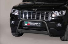 Jeep Grand Cherokee 2011 tot 2015 - pushbar &Oslash; 63 mm met CE/EU certificaat - RVS 304 zwarte poedercoating