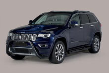 Jeep Grand Cherokee 2015 tot 2022 - super pushbar &Oslash; 76 mm met CE/EU certificaat - RVS 304 zwarte poedercoating