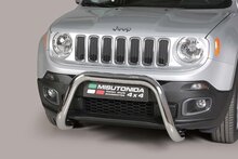 Jeep Renegade 2014 tot 2018 - super pushbar &Oslash; 76 mm met CE/EU certificaat - RVS 304 hoogglans gepolijst