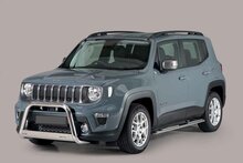 Jeep Renegade 2018 tot heden - pushbar &Oslash; 63 mm met CE/EU certificaat - RVS 304 hoogglans gepolijst