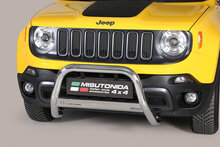 Jeep Renegade Trailhawk 2014 tot 2018 - pushbar &Oslash; 63 mm met CE/EU certificaat - RVS 304 hoogglans gepolijst