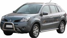 Renault Koleos 2008 tot 2011 - pushbar &Oslash; 63 mm met CE/EU certificaat - RVS 304 hoogglans gepolijst